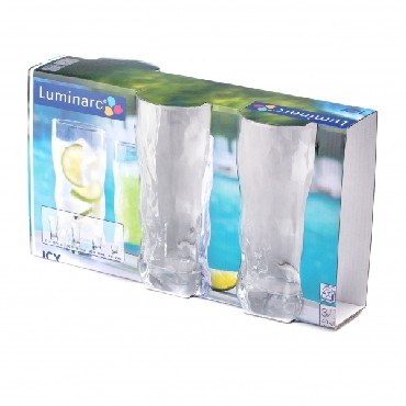 LUMINARC АЙСИ наб. стаканов 3 шт 400 мл высокие (G2764) (3)