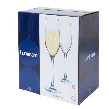 LUMINARC СЕЛЕСТ наб. фужеров для шампанского 160мл 6шт L5829 (2)