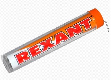 REXANT (09-3101) Припой с канифолью (олово-61%, свинец-39%), 10 гр, 1мм