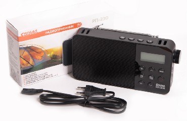 СИГНАЛ РП-230 FM 88-108МГц, бат. 3*R20, 220V, USB/microSD, дисплей, часы, будильник