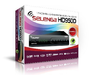 SELENGA (3411) HD950D DVB-T2/C/WiFi/MEGOGO/IPTV/Dolby Digital, дисплей, металл