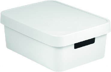Система хранения вещей CURVER 04752-N23-00 INFINITY коробка с крышкой 11л белая (2)
