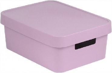 Система хранения вещей CURVER 04752-X51-00 Коробка INFINITY с крышкой 11л розовая (2)