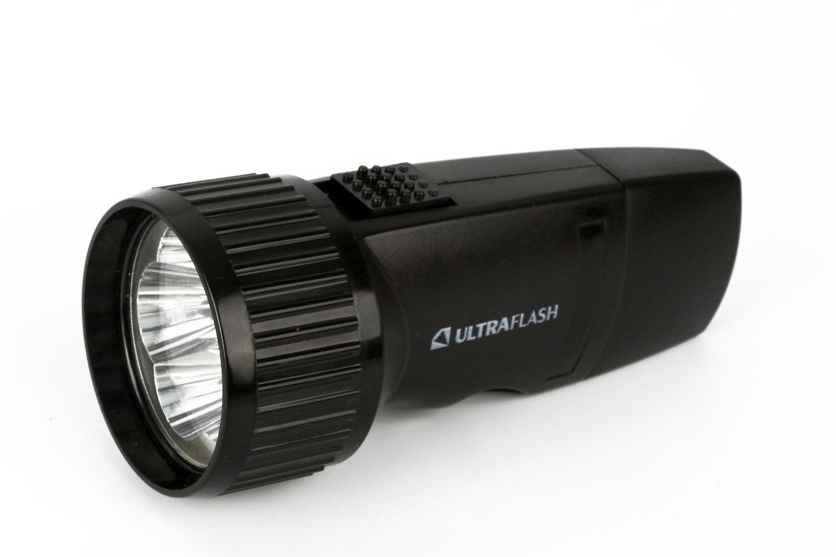 ULTRAFLASH LED3859 Аккумуляторный фонарь черный