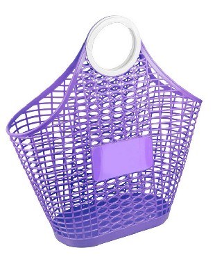 Товар из пластика АЛЬТЕРНАТИВА М4621 Корзина-сумка (фиолетовый)
