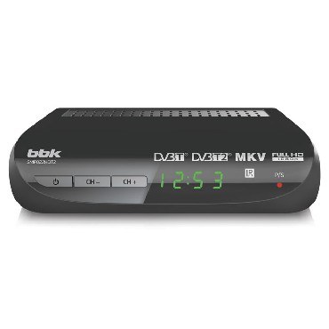 Цифровая приставка BBK SMP022HDT2 темно-серый