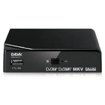 Цифровая телевизионная приставка BBK SMP015HDT2 темно-серый