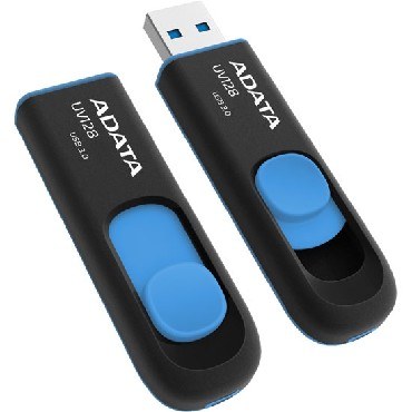 A-DATA 16GB UV128 USB3.0 черно-синий (AUV128-16G-RBE)