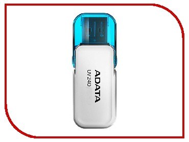 A-DATA 16GB UV240 белый (AUV240-16G-RWH)