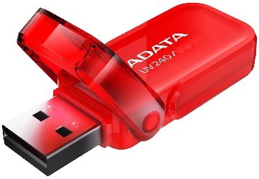A-DATA 16GB UV240 красный (AUV240-16G-RRD)