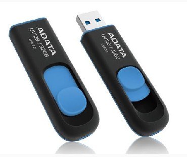 A-DATA 32GB UV128 USB3.0 черно-синий (AUV128-32G-RBE)