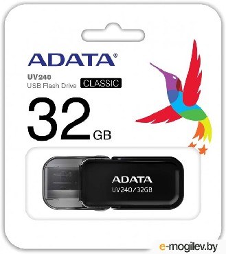 A-DATA 32GB UV240 черный (AUV240-32G-RBK)