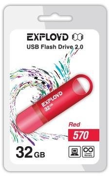 EXPLOYD 32GB-570-красный
