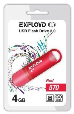 EXPLOYD 4GB-570-красный