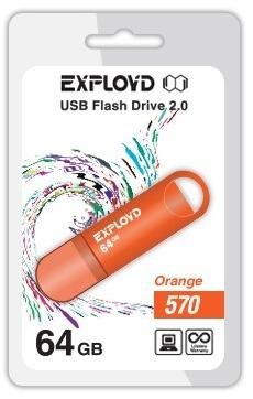 EXPLOYD 64GB 570 оранжевый [EX-64GB-570-Orange]