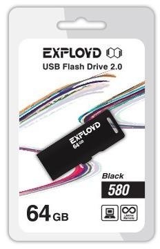 EXPLOYD 64GB 580 черный [EX-64GB-580-Black]