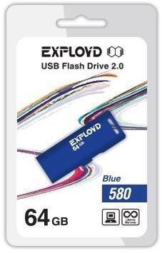EXPLOYD 64GB 580 синий [EX-64GB-580-Blue]