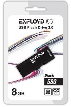 EXPLOYD 8GB-580-черный [EX-8GB-580-Black]