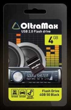 OLTRAMAX 4GB 50 черный [OM004GB-mini-50-B]