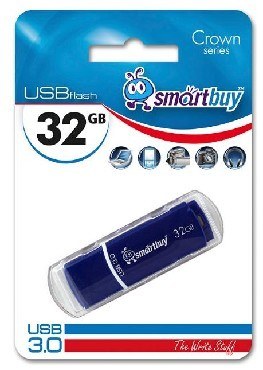 SMARTBUY (SB32GBCRW-BL) 32GB CROWN BLUE USB 3.0