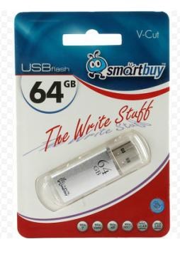 SMARTBUY (SB64GBVC-S) 64GB V-CUT SILVER