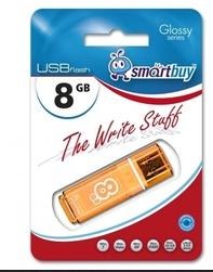 SMARTBUY (SB8GBGS-Or) 8GB GLOSSY SERIES ORANGE