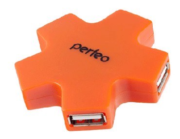 PERFEO (PF_5050) USB-HUB 4 PORT PF-HYD-6098H оранжевый
