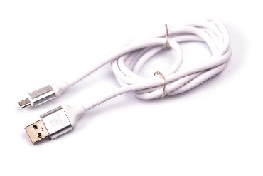 HARPER SCH-330 WHITE (MICRO-USB, 1м, оплетка силикон)
