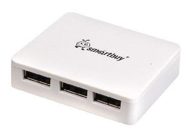 USB-устройство SMARTBUY SBHA-6000-W USB3.0 4 порта белый