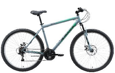 Велосипед BLACK ONE Onix 27.5 D серый/чёрный/зелёный 18