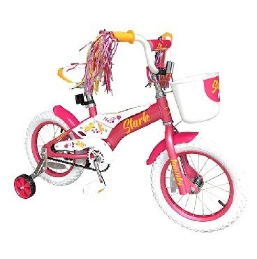 Велосипед STARK Tanuki 14 Girl розовый/белый/жёлтый (H000013673)