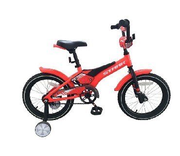 Велосипед STARK Tanuki 16 Boy красный/чёрный/белый (H000013670)