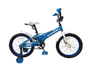 Велосипед STARK Tanuki 18 Boy голубой/белый (H000013668)
