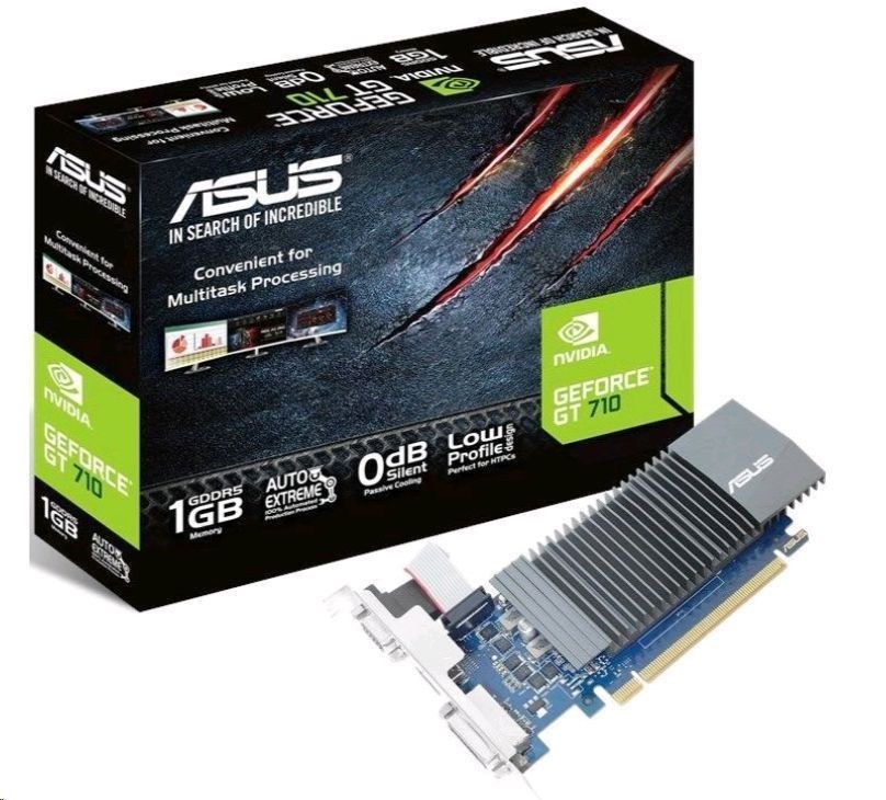 ASUS nVidia GeForce GT 710 , GT710-SL-1GD5, 1ГБ, GDDR5