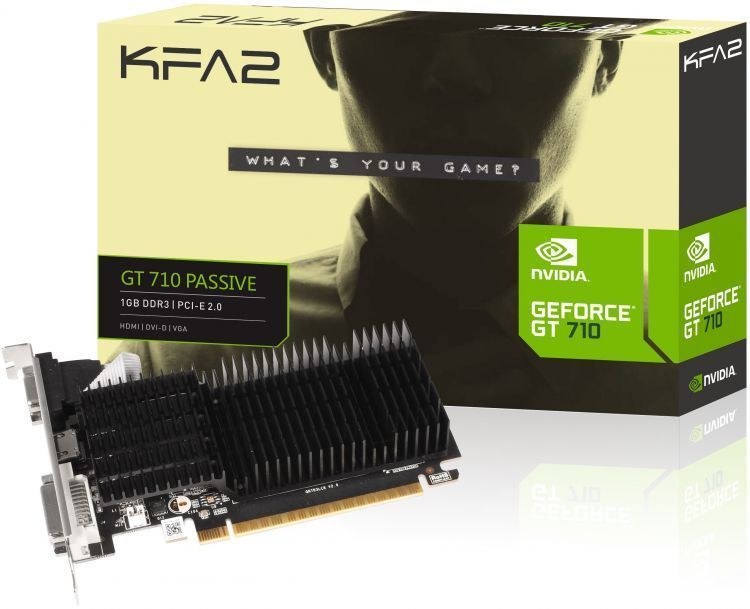 KFA2 GeForce GT710 PCI-E 1024Mb (71GGF4DC00WK)