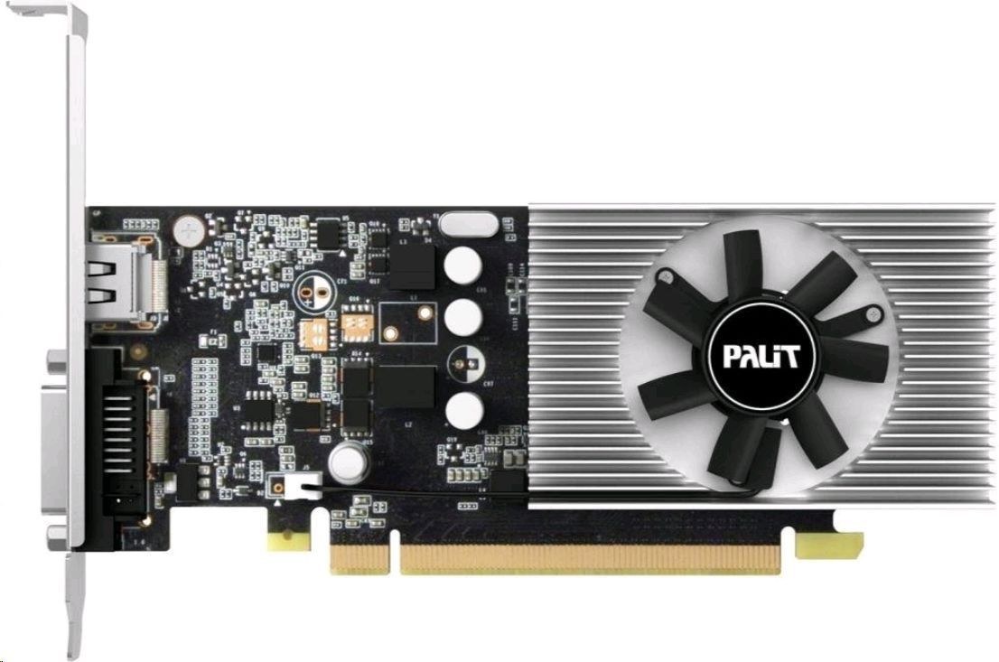 PALIT nVidia GeForce GT 1030 , PA-GT1030 2GD5, 2Гб, DDR5, OC (ne5103000646-1080f)