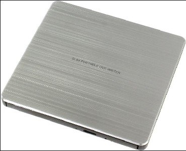 Внешний DVD-привод LG GP60NS60 DVD-RW USB ULTRA SLIM серебристый