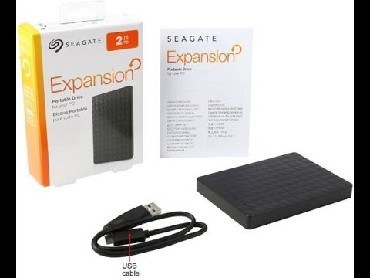 SEAGATE Expansion Portable STEA2000400, 2Тб, черный
