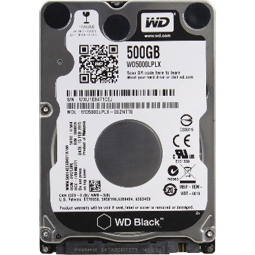 Жесткий диск WD 500GB (WD5000LPLX) BLACK 32MB 7200RPM