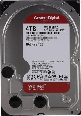Жесткий диск WD Red WD40EFAX, 4ТБ, HDD, SATA III, 3.5