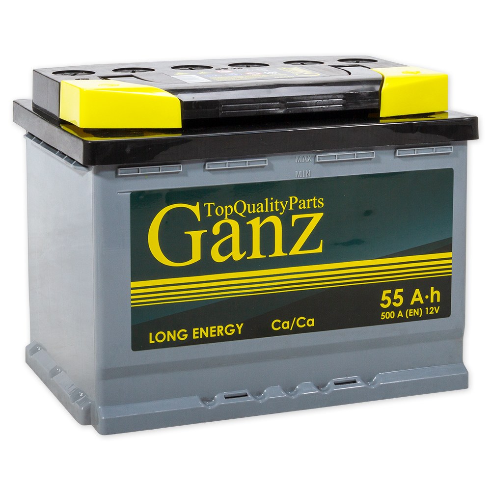 Аккумулятор GANZ 55 А/ч прямая L+ 242x175x190 EN500 А