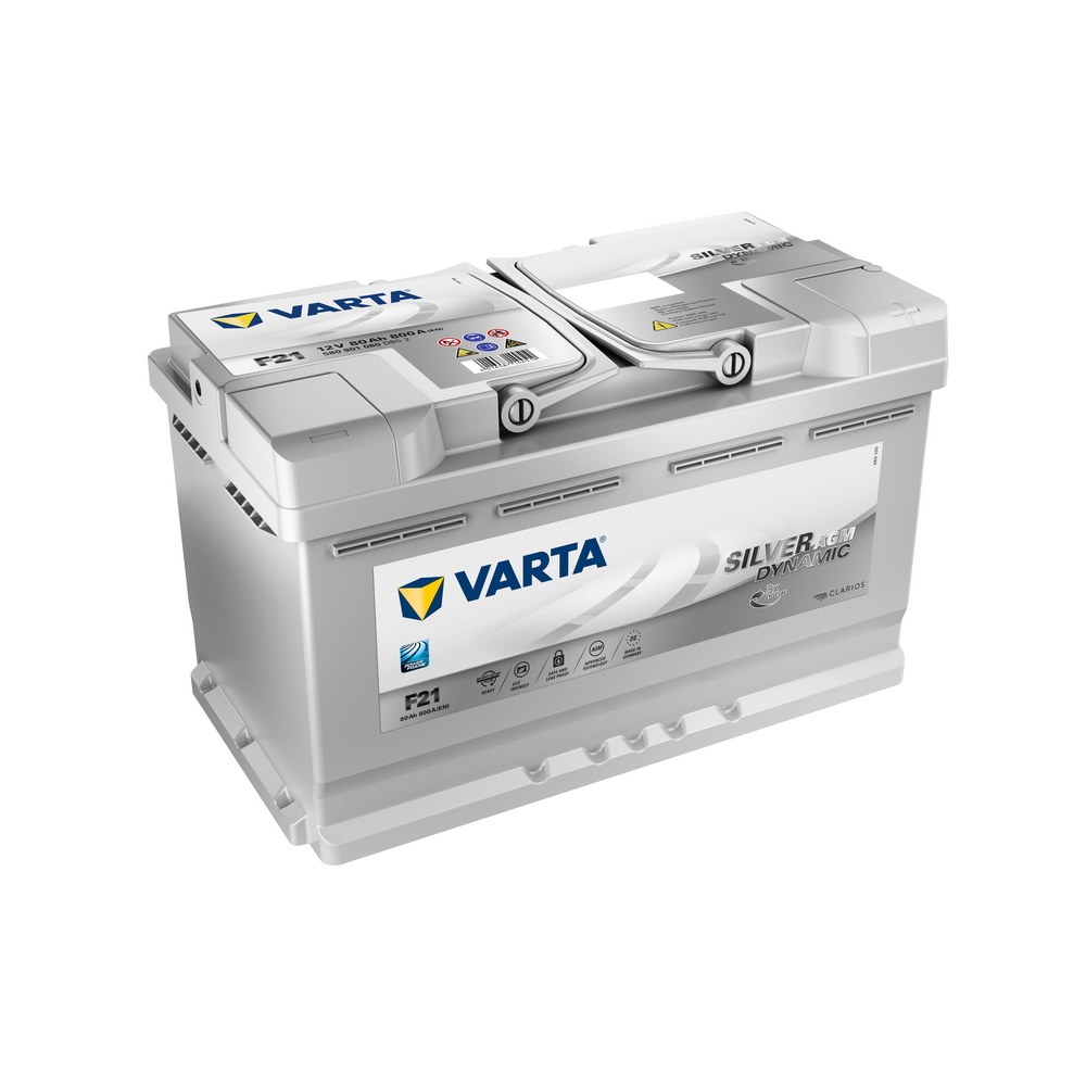 Аккумулятор VARTA Silver Dynamic AGM 80 А/ч обратная R+ A6 (F21) 315x175x190 EN800 А
