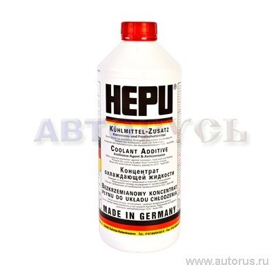 Антифриз HEPU Coolant G12 концентрат красный 1,5 л P999-G12