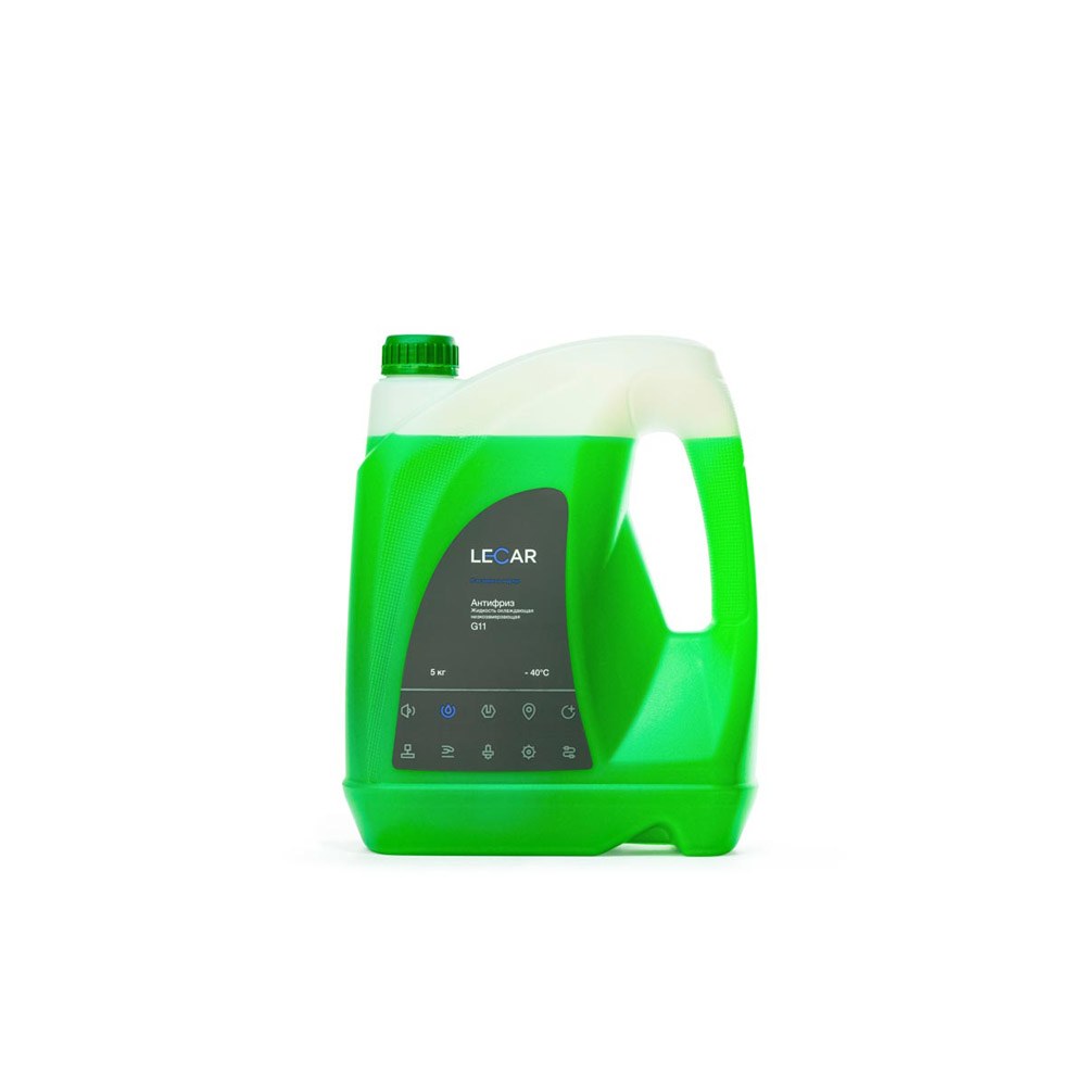 Антифриз LECAR G11 G11 готовый -40 зеленый 5 л LECAR000021210