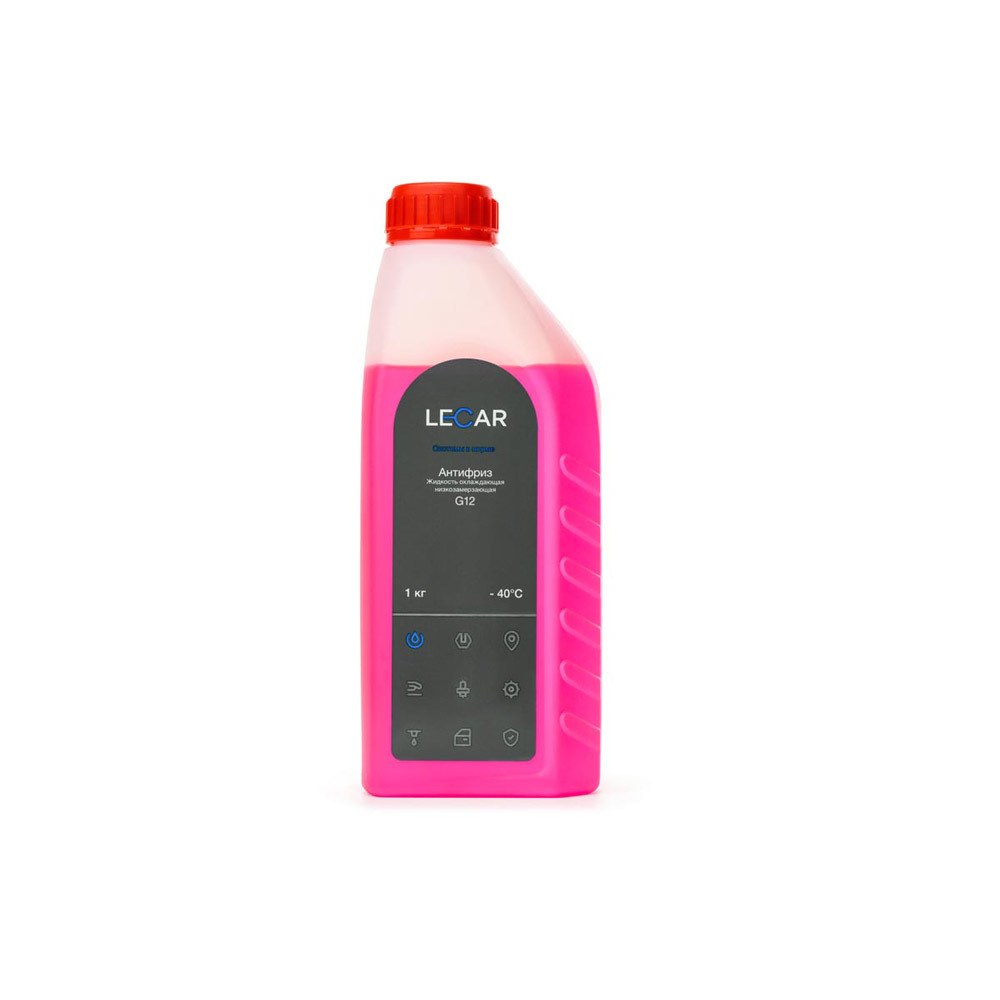 Антифриз LECAR G12 G12 готовый -40 красный 1 л LECAR000041210