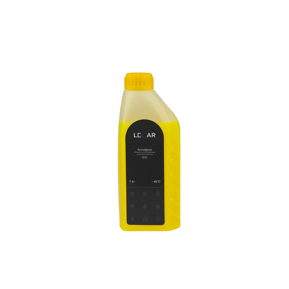 Антифриз LECAR G12 G12 готовый -40C желтый 1 л LECAR000051210