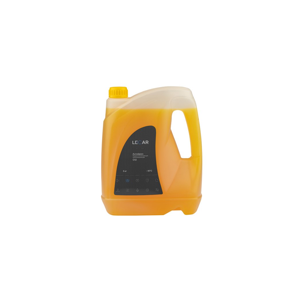 Антифриз LECAR G12 G12 готовый -40 желтый 5 л LECAR000071210