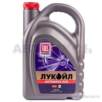 Антифриз Лукойл G12 Red G12 готовый -40 красный 5 кг 227391