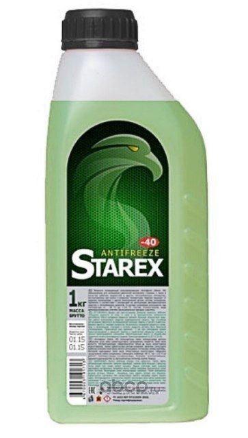 Антифриз Starex Зеленый (Север) G11 1кг 700615