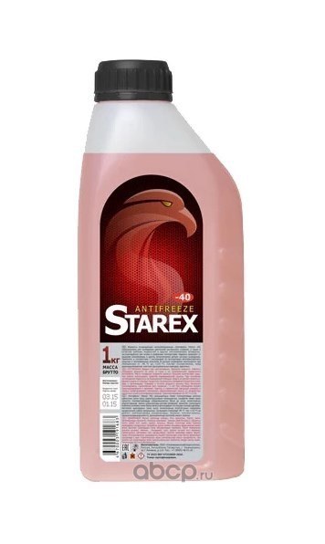 Антифриз Starex Красный (Север) G12+ 1кг 700618